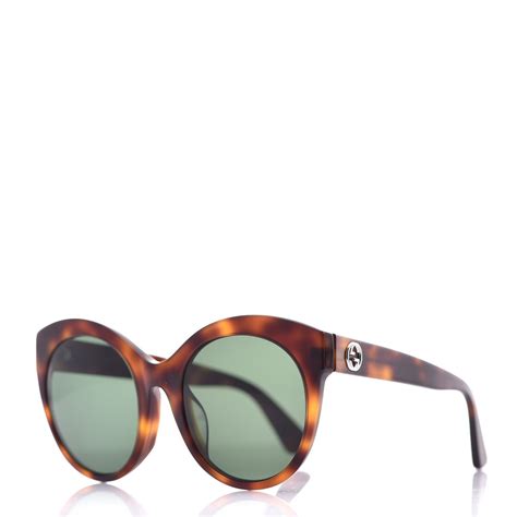 gucci sunglasses tortoise|Gucci round tortoise sunglasses.